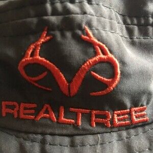 REALTREE Bucket Fishing Hat Orange Buck Logo NWOT